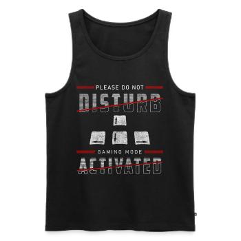 Gamer PC Masterrace Liga Streamer - Männer Premium Bio Tank Top - Schwarz - Vorne - AI Model Male 178 light (178cm)