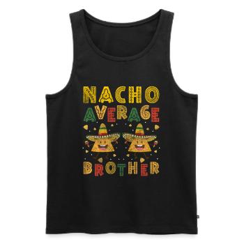 Familie Nachwuchs Aufpassen - Männer Premium Bio Tank Top - Schwarz - Vorne - Michal (187cm)