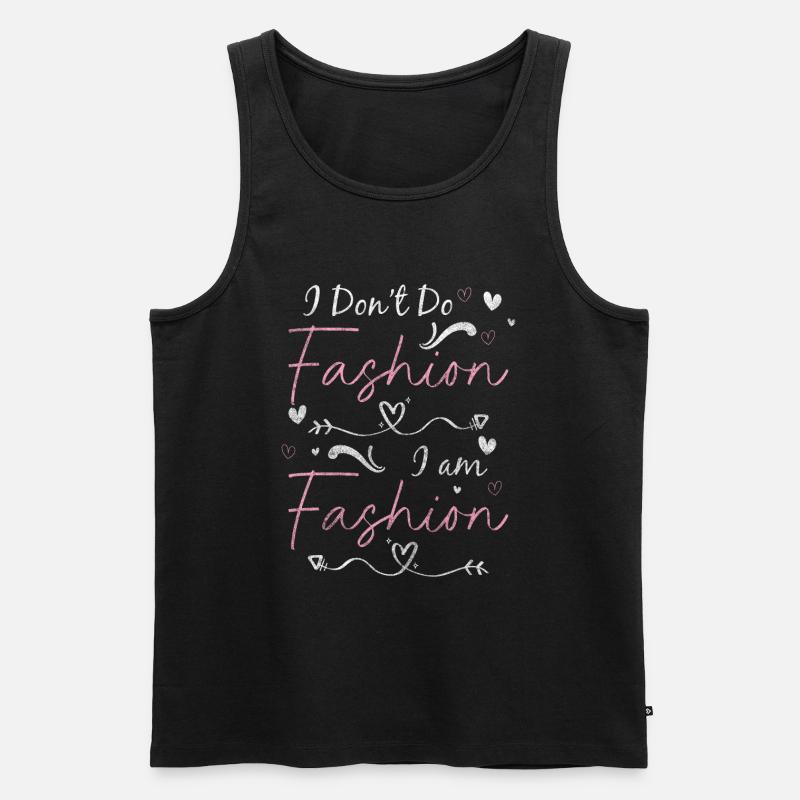 Mode Trendsetter Modenschau - Männer Premium Bio Tank Top - Schwarz