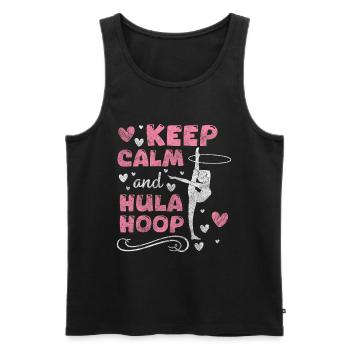 Hullern Trend Abnehmen Spaß - Männer Premium Bio Tank Top - Schwarz - Vorne - AI Model Male 178 light (178cm)