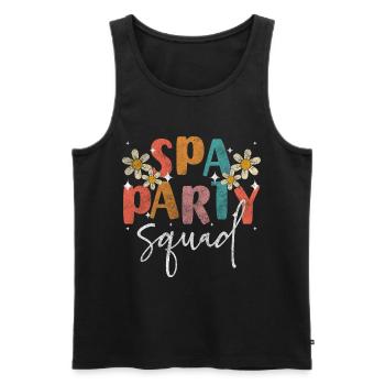 Relaxation Relax People Luxury - Men's Premium Organic Tank Top - black - Front - Michal (187cm)