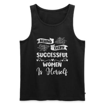 International Women's Day Emancipation Right Future - Men's Premium Organic Tank Top - black - Front - AI Model Male 178 light (178cm)