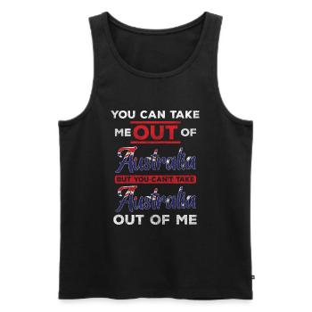 Australia Koala Earth Exotic - Men's Premium Organic Tank Top - black - Front - Michal (187cm)
