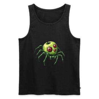 Apple Spider Apple Spider - Men's Premium Organic Tank Top - black - Front - AI Model Male 178 light (178cm)