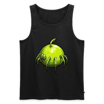 Apple Spider Apple Spider - Men's Premium Organic Tank Top - black - Front - AI Model Male 178 light (178cm)