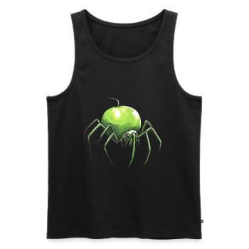 Apple Spider Apple Spider - Men's Premium Organic Tank Top - black - Front - AI Model Male 178 light (178cm)