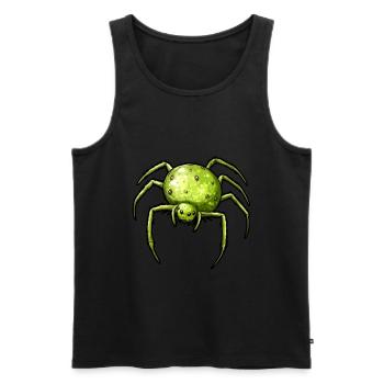 Apple Spider Apple Spider - Men's Premium Organic Tank Top - black - Front - AI Model Male 178 light (178cm)