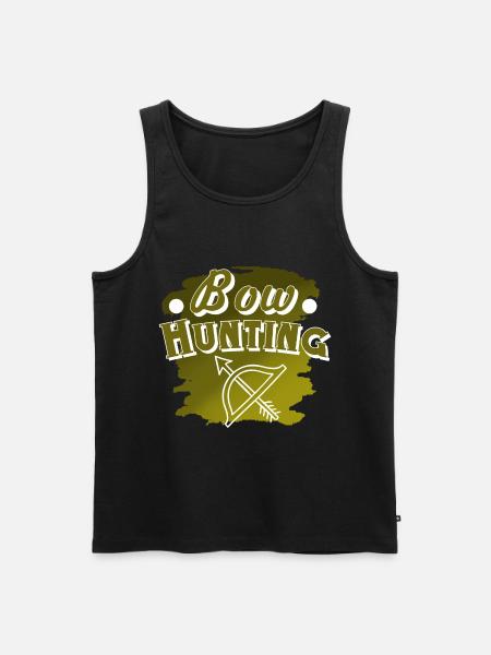 Bow Hunting - Men's Premium Organic Tank Top - black