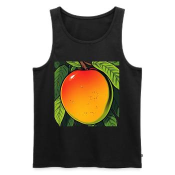 Mangue sur un arbre - Débardeur bio Premium Homme - noir - Devant - Michal (187cm)