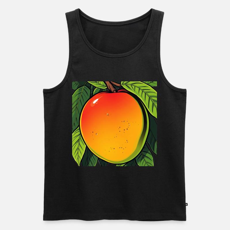 Mango on a Tree - Men's Premium Organic Tank Top - black