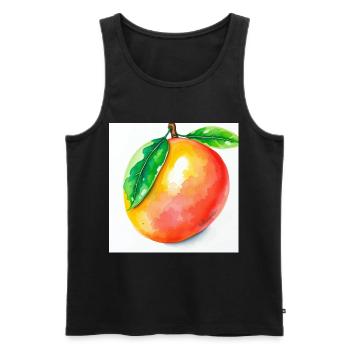 Mangue - Débardeur bio Premium Homme - noir - Devant - Michal (187cm)