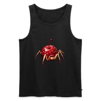 Cherry Spider Cherry Spider - Men's Premium Organic Tank Top - black - Front - AI Model Male 178 light (178cm)