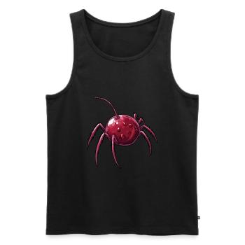 Cherry Spider Cherry Spider - Men's Premium Organic Tank Top - black - Front - AI Model Male 178 light (178cm)