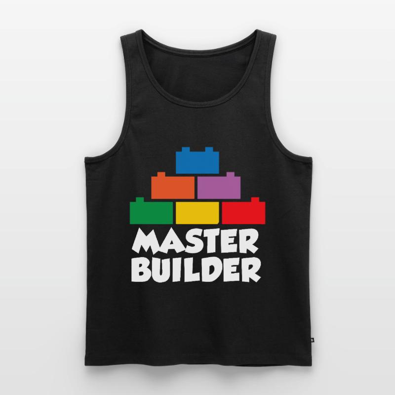 Brick Builder Brick Building Master Builder Men's Premium Organic Tank Top