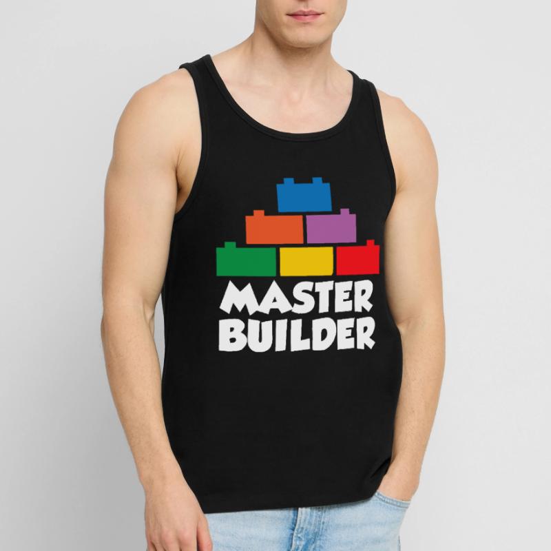Brick Builder Brick Building Master Builder Men's Premium Organic Tank Top