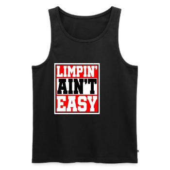 Limpin' Ain't Easy 14 - Men's Premium Organic Tank Top - black - Front - AI Model Male 178 light (178cm)