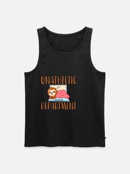 Unathletic Department 2 - Men's Premium Organic Tank Top - black
