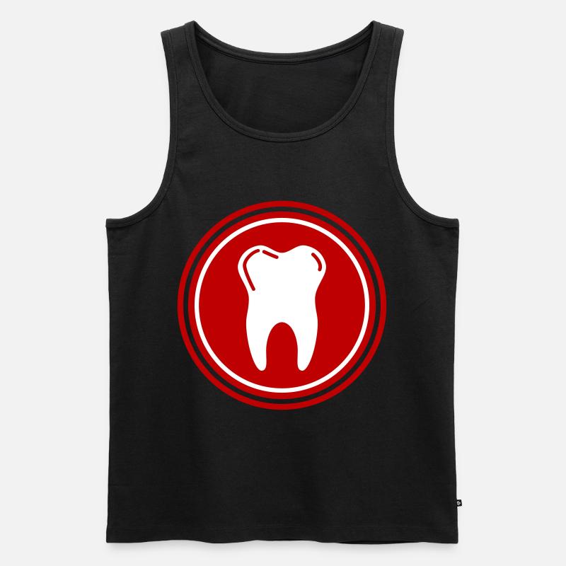 Zahn icon symbol - Männer Premium Bio Tank Top - undefined