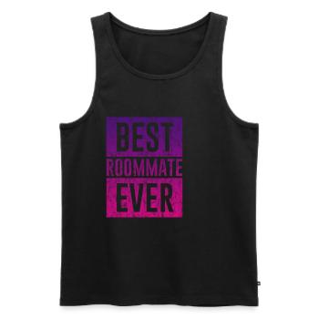 Best Roommate Ever 3 - Men's Premium Organic Tank Top - black - Front - AI Model Male 178 light (178cm)