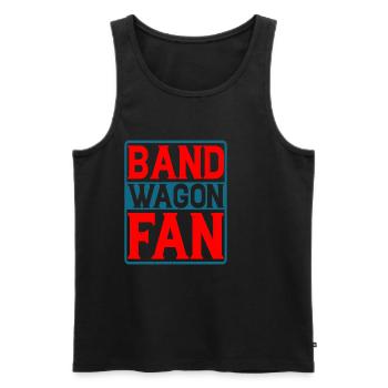 Bandwagon Fan 5 - Männer Premium Bio Tank Top - Schwarz - Vorne - AI Model Male 178 light (178cm)