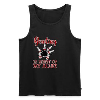 Bowling est juste dans mon allée 3 - Débardeur bio Premium Homme - noir - Devant - Michal (187cm)