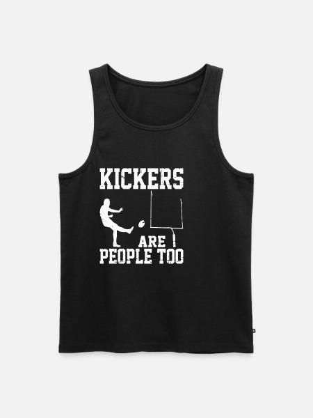 Kickers Are People Too 31 - Men's Premium Organic Tank Top - black