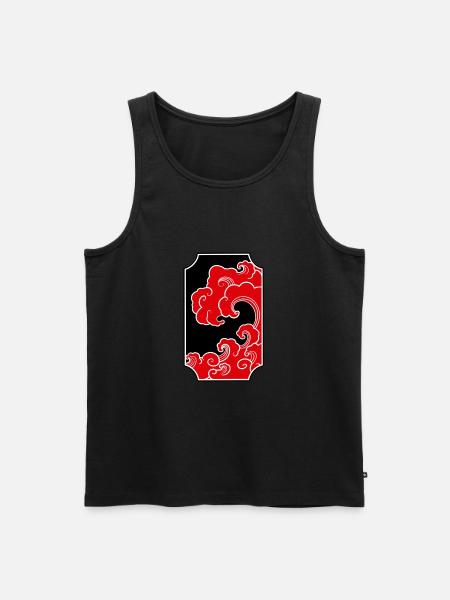 Manga-Kunst - Männer Premium Bio Tank Top - Schwarz