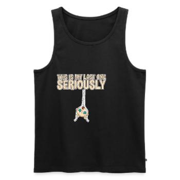 This Is My Last One Seriously 2 - Männer Premium Bio Tank Top - Schwarz - Vorne - AI Model Male 178 light (178cm)