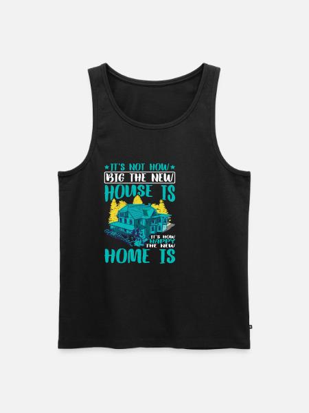 It's How Happy The New Home Is 3 - Men's Premium Organic Tank Top - black