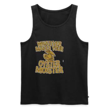 Whatever Makes Your Oyster Moister 2 - Men's Premium Organic Tank Top - black - Front - AI Model Male 178 light (178cm)