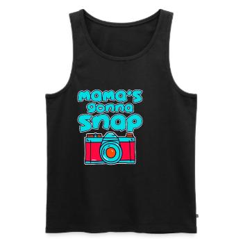 Mama's Gonna Snap 4 - Männer Premium Bio Tank Top - Schwarz - Vorne - Michal (187cm)