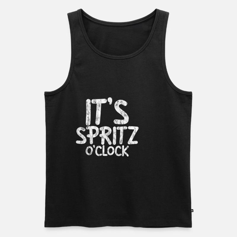 C’est Spritz O’clock 3 - Débardeur bio Premium Homme - noir