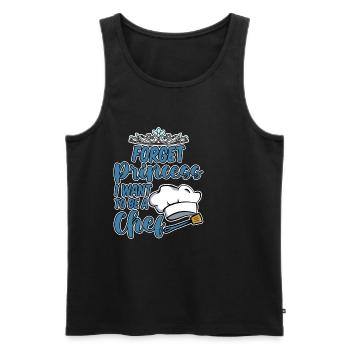 Forget Princess, I Want To Be A Chef 2 - Männer Premium Bio Tank Top - Schwarz - Vorne - Michal (187cm)