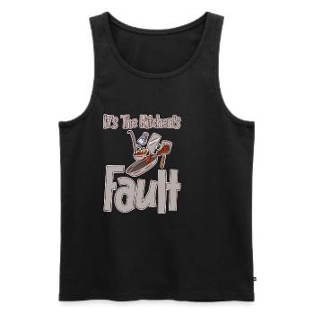 It's The Kitchen's Fault 2 - Men's Premium Organic Tank Top - black - Front - AI Model Male 178 light (178cm)
