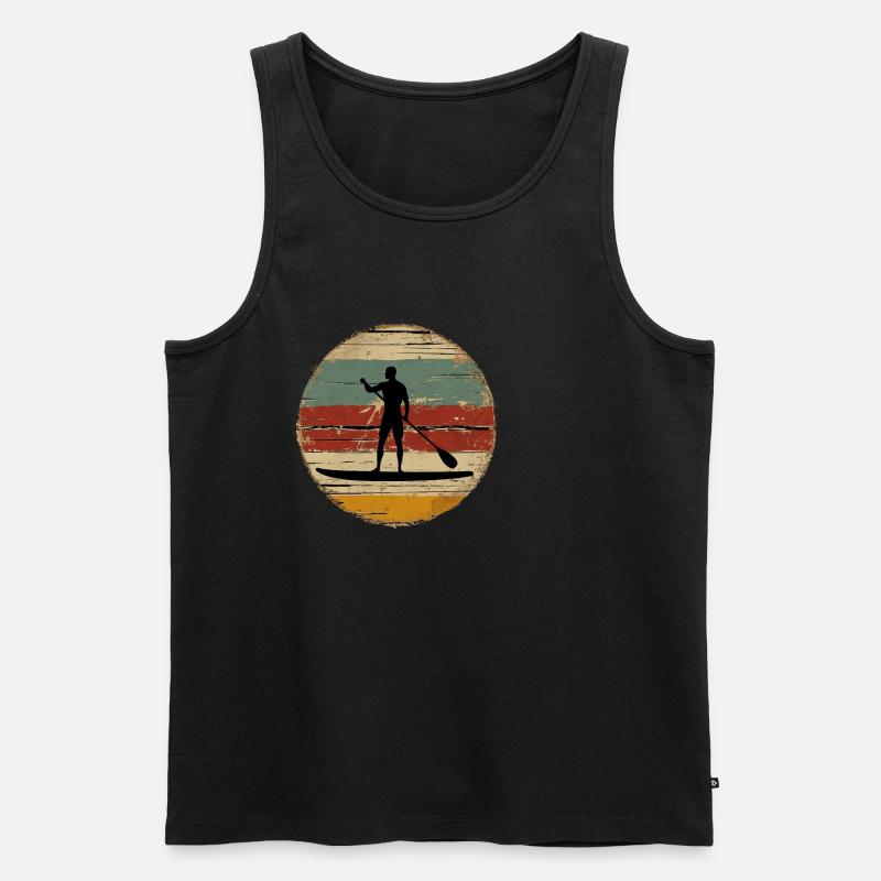 Standup Paddle 2 - Männer Premium Bio Tank Top - Schwarz