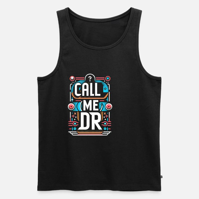 Call Me Dr 29 - Männer Premium Bio Tank Top - Schwarz