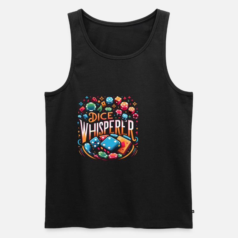 Dice Whisperer 11 - Männer Premium Bio Tank Top - Schwarz