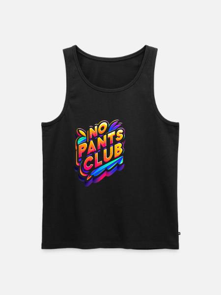 No Pants Club 6 - Men's Premium Organic Tank Top - black