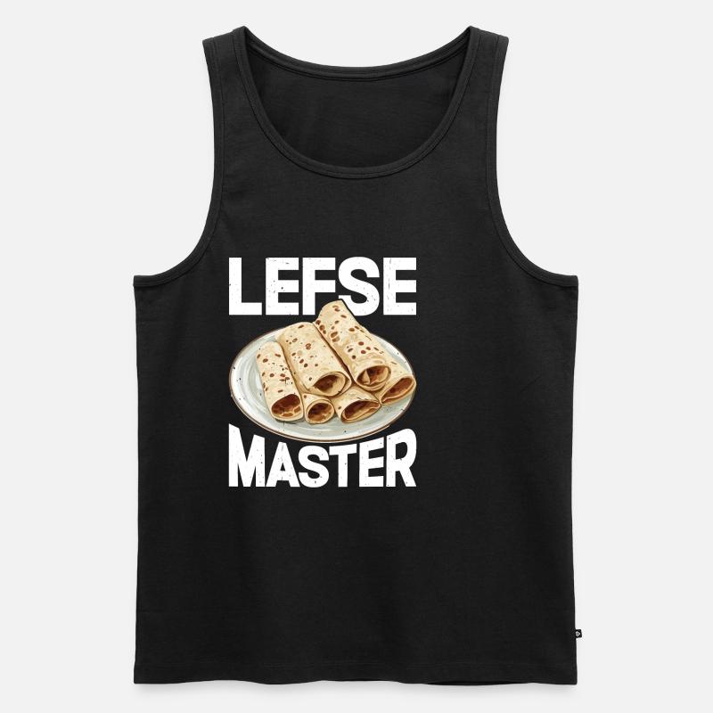 Lefse Master 31 - Männer Premium Bio Tank Top - Schwarz