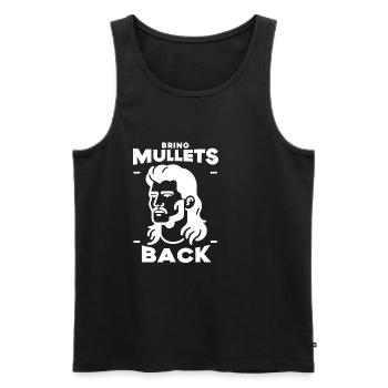 Ramener les mulets 5 - Débardeur bio Premium Homme - noir - Devant - Michal (187cm)