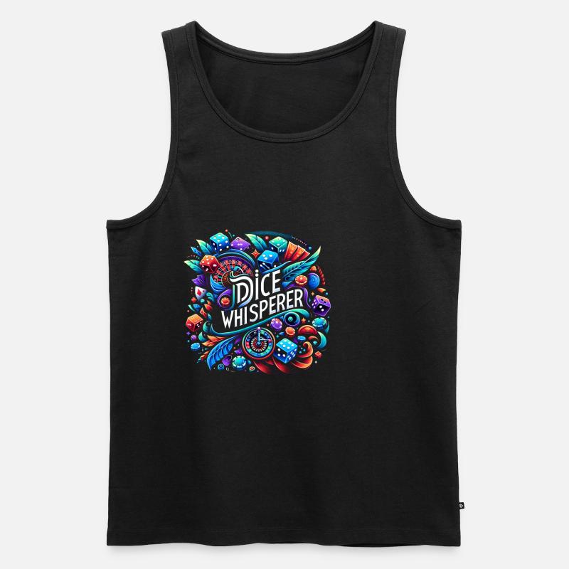 Dice Whisperer 6 - Männer Premium Bio Tank Top - Schwarz