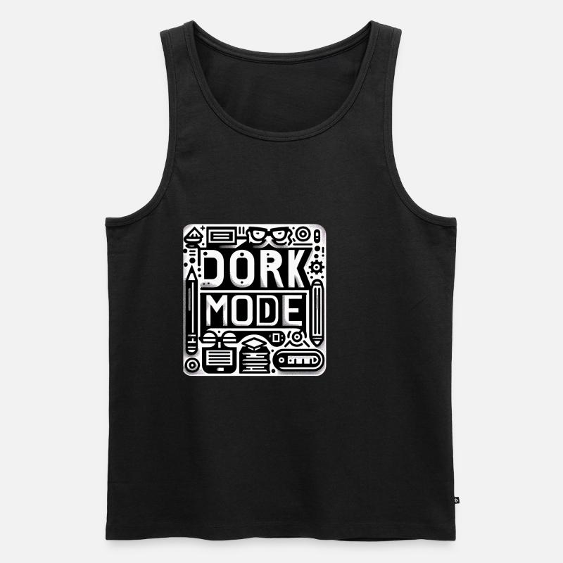 Dork Mode 11 - Men's Premium Organic Tank Top - black