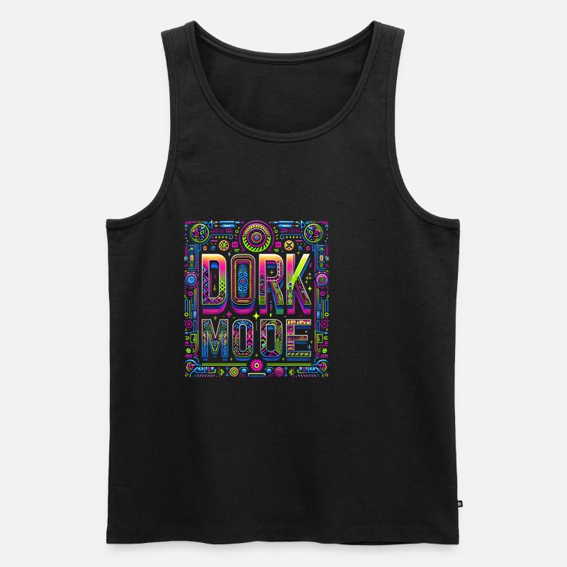 Dork Mode 10 - Männer Premium Bio Tank Top - Schwarz