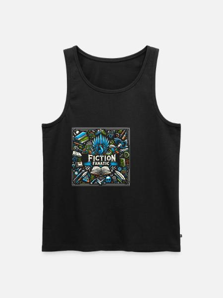 Fiction Fanatic 5 - Men's Premium Organic Tank Top - black