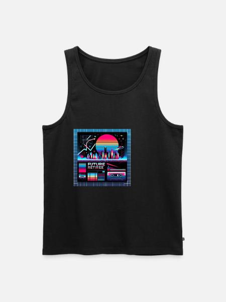 Future Retiree 8 - Men's Premium Organic Tank Top - black