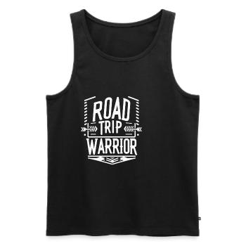 Road Trip Warrior 5 - Männer Premium Bio Tank Top - Schwarz - Vorne - Michal (187cm)