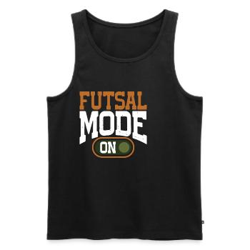 Futsal Mode On 13 - Männer Premium Bio Tank Top - Schwarz - Vorne - Michal (187cm)