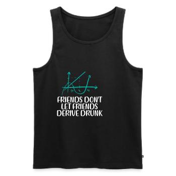 Friends Don't Let Friends Derive Drunk 4 - Men's Premium Organic Tank Top - black - Front - Michal (187cm)