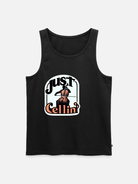 Juste Cellin' 9 - Débardeur bio Premium Homme - noir