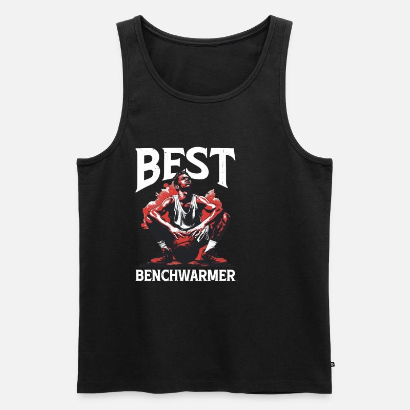 Best Benchwarmer 11 - Männer Premium Bio Tank Top - Schwarz